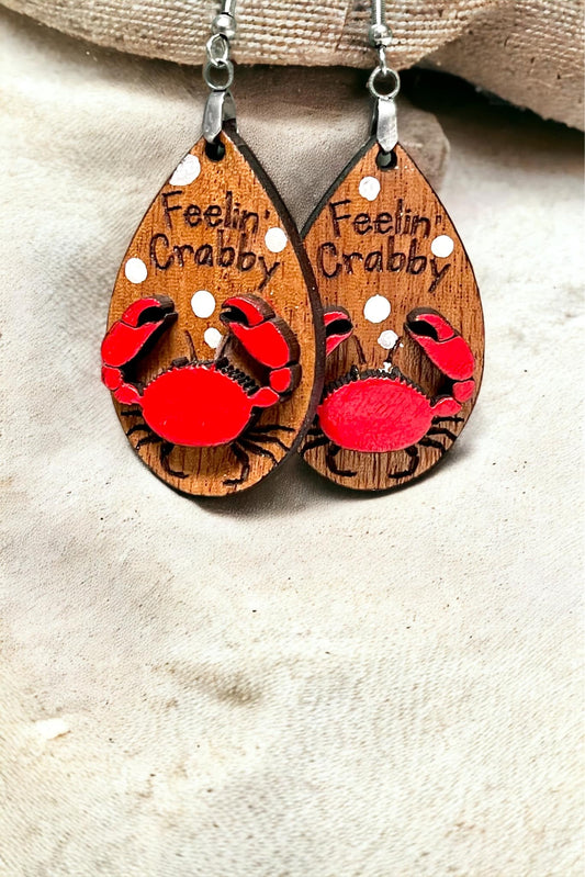 Feelin Crabby earrings