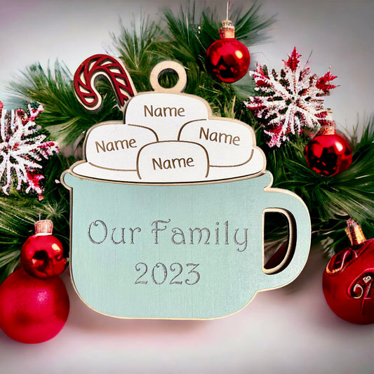 2023 Hot Cocoa ornament - Personalized